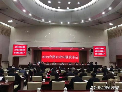 2019合肥企业50强揭晓 10家建筑业企业上榜